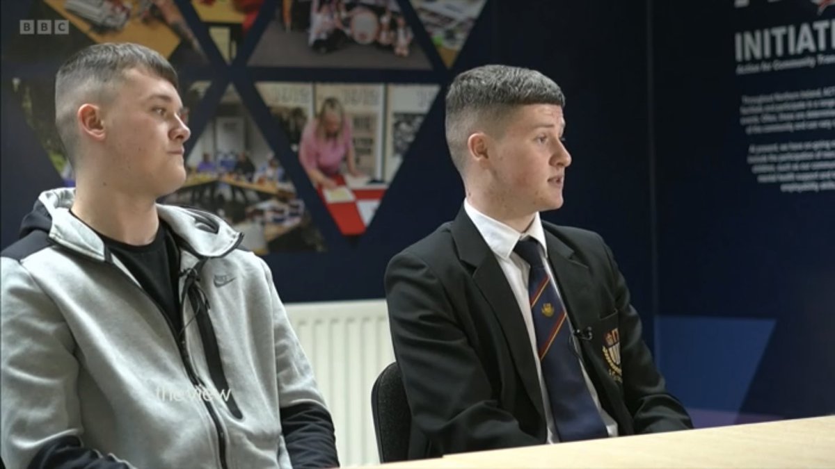 “Instead of throwing bricks, pick up a book.” Stephen and Matty from the Shankill on #BBCTheView have a lot to teach us all about life for boys in Belfast. #sexism harms our boys too. We’ll be discussing this at the #FeminismInSchools conference. Join us!