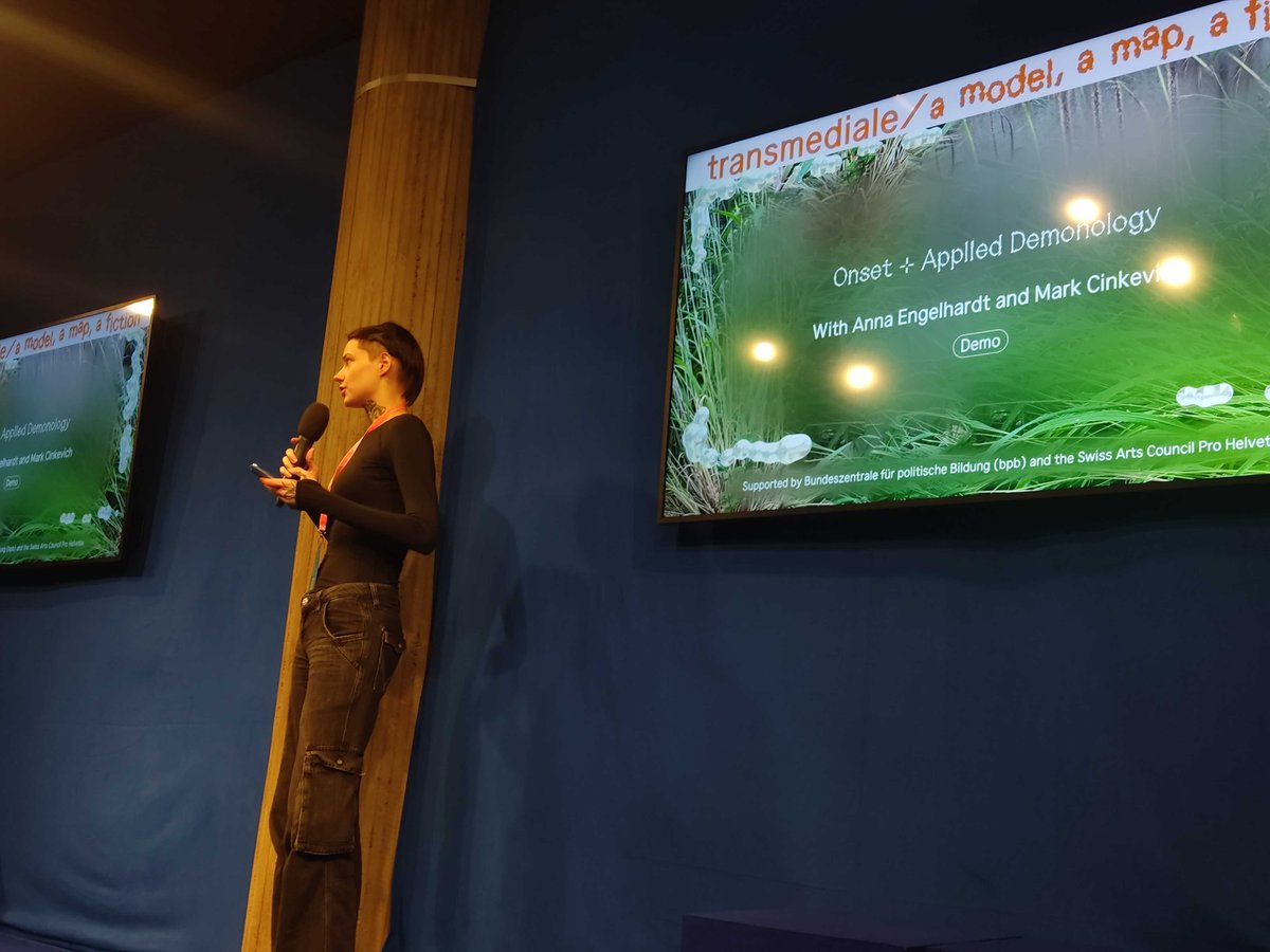 transmediale's tweet photo. Onset ⊹ Applied Demonology by @engelhardt_x and @markcinkevich interrogates the spectre of colonial violence

The audience is invited to join the demo and learn more about investigative tools

►https://t.co/BPUDkCnYh9 https://t.co/3PGpQouvsV