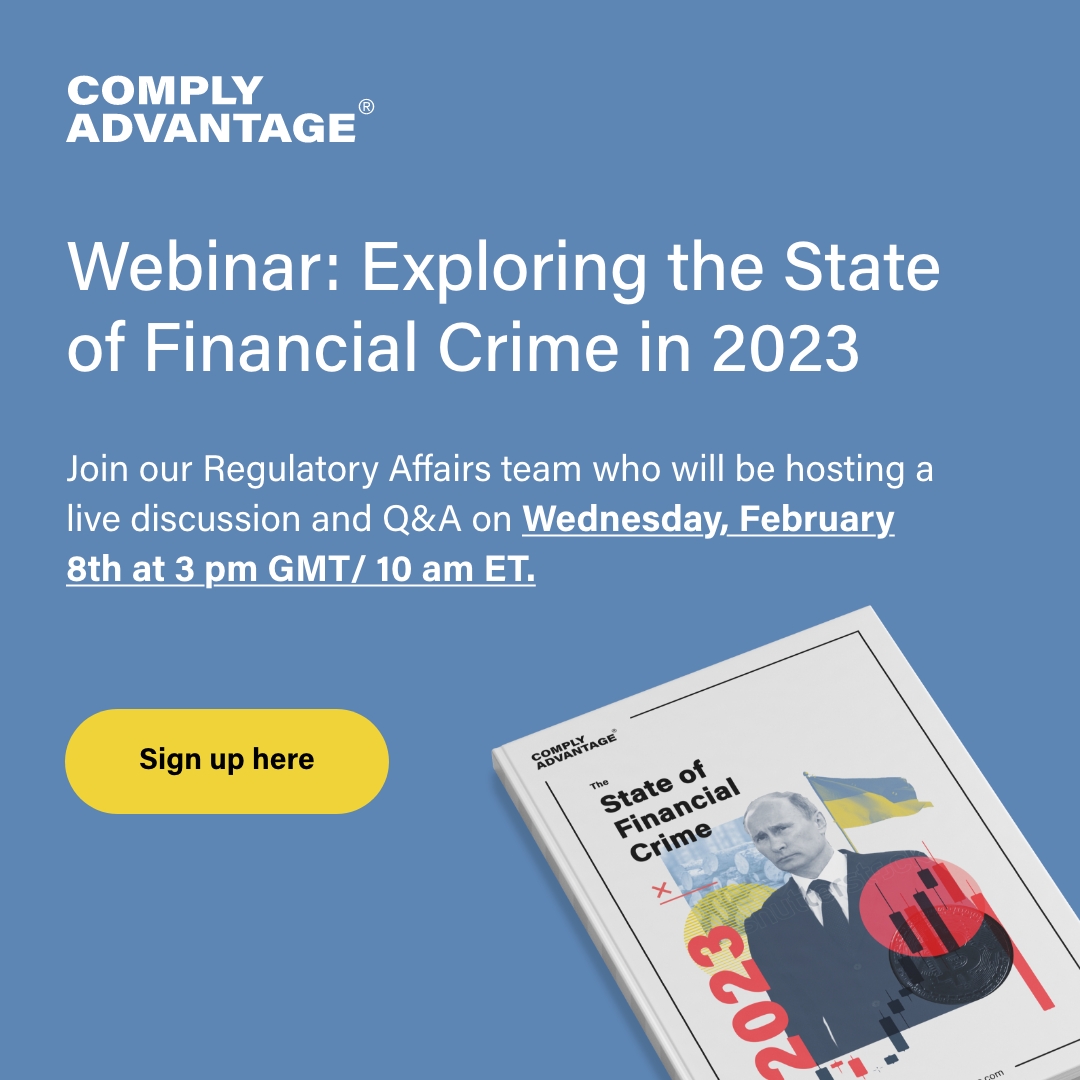 🎙 How can risk and compliance professionals prepare for the year ahead?

Our Regulatory Affairs team will explore a range of topics based on our global survey of 800 compliance professionals.

You can sign up here👉 okt.to/TrMfNe