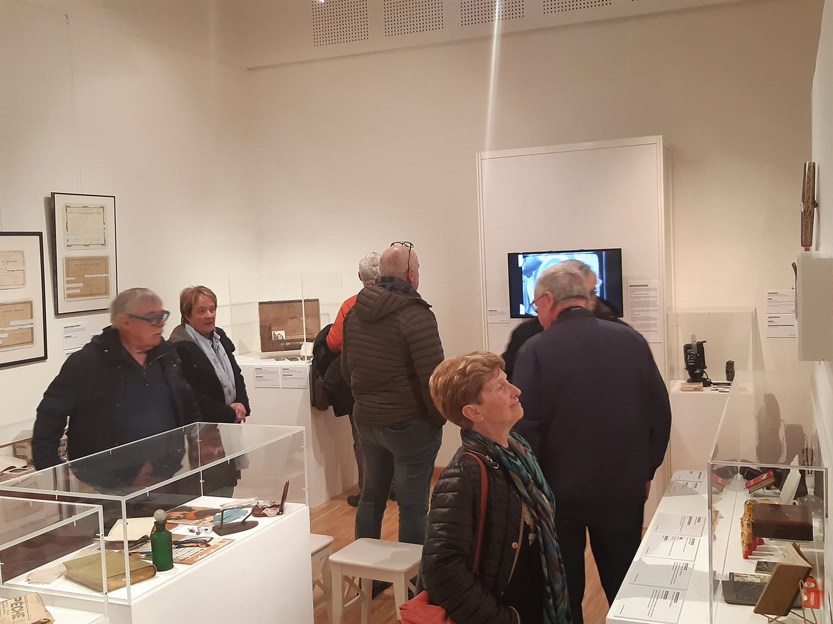 CauxSeineAgglo's tweet photo. Vernissage de l'#exposition Madeleine projection : de la cave au musée avec @clarabdx @LumentoFilm à #MuséoSeine à Rives-en-Seine. À découvrir gratuitement jusqu'au 30.04.23. Infos 👉 https://t.co/oonQgQvvQL https://t.co/QRRQbgsy7v