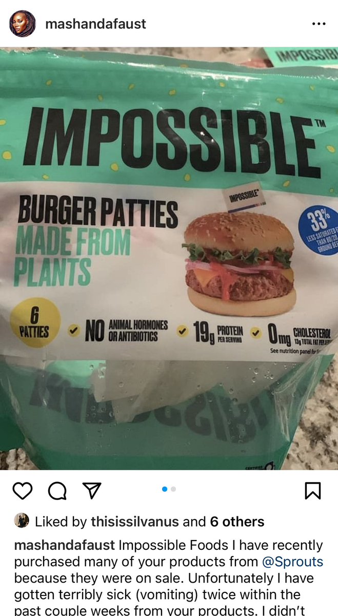 OFFICIALLYEYDN's tweet photo. @ImpossibleFoods Your Products are making people sick 🤢. https://t.co/0yez6VYgn2