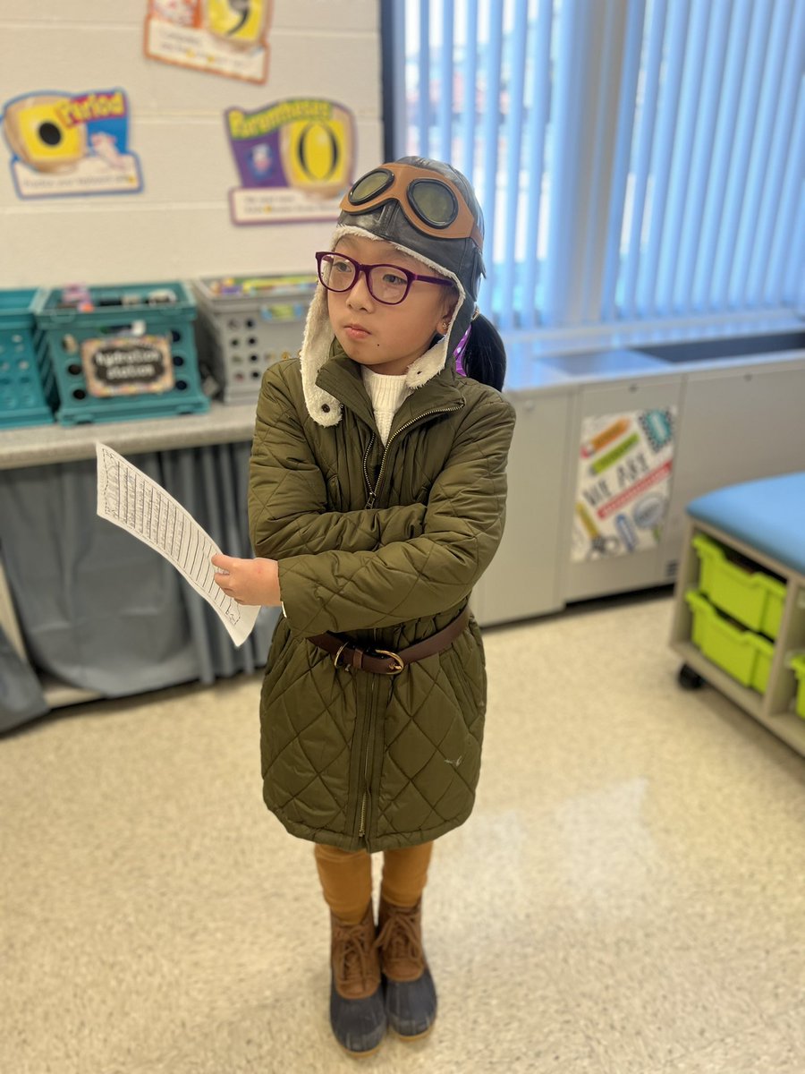 ChallengersMcA's tweet photo. Our third grade students have worked so hard researching a famous American. We truly felt immersed into the research as they sharpened their presentation skills.#KirbyONE40 #McAuliffeProud https://t.co/iv2XOZVhpD