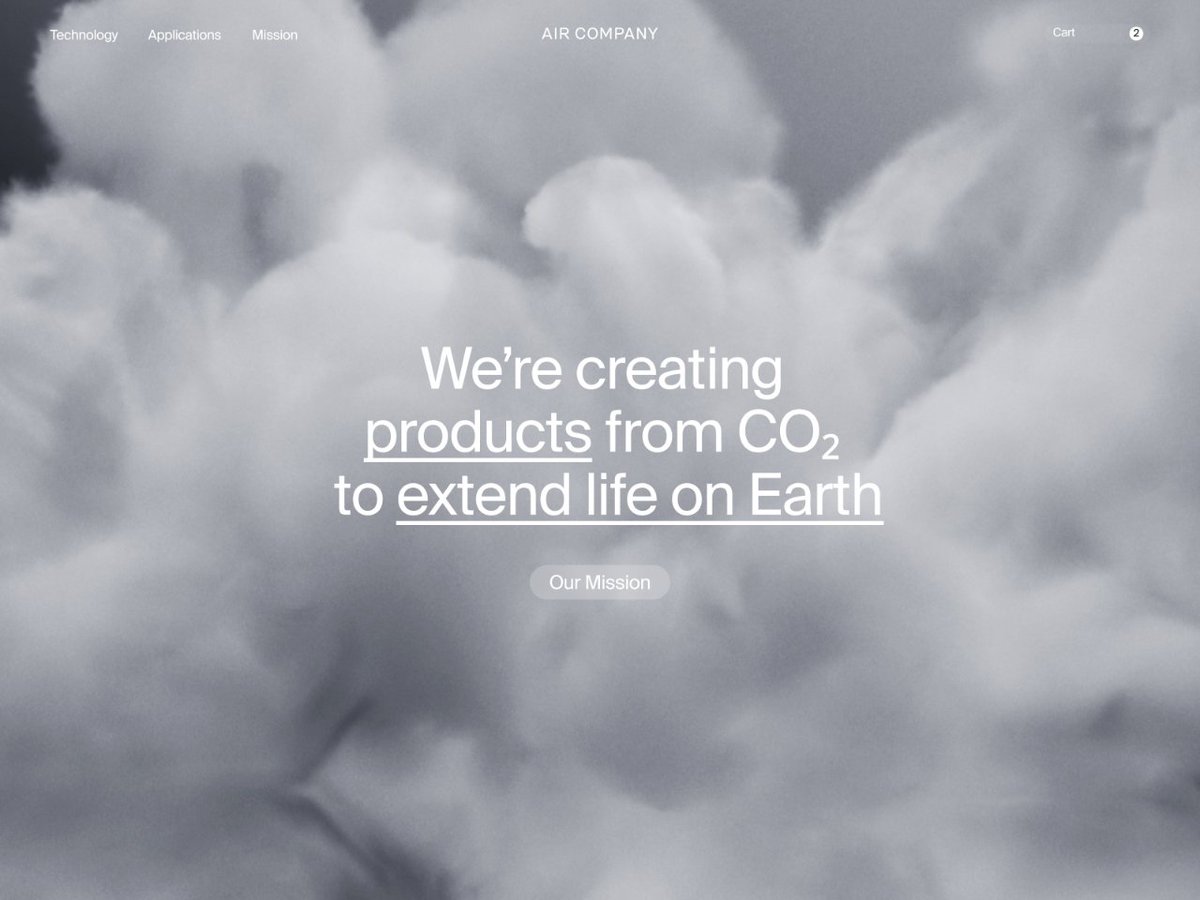 Air Company by <a href="/mouthwashstudio/">MOUTHWASH Studio</a> &amp; Rafa Cobiella wins #SOTD &amp; #DEVAWARD

↳ bit.ly/3wPGagN #Ecommerce #Parallax