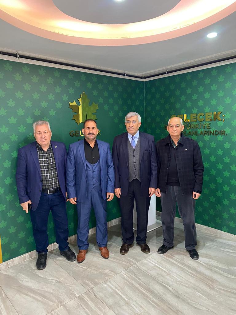 gelecek63's tweet photo. Bugün Partimizi Şereflendiren 
Aşağı İçkara Mahallesi Muhtarı Mehmet Toprak ve Suruç Kıratlıoğlu Ailesini Temsilen Mehmet Ak Beylere Nazik Ziyaretlerinden Dolayı Teşekkür Ediyoruz.
@Ahmet_Davutoglu 
@GelecekPartiTR 
@SelimTemurci 
@abdullahyesil63 https://t.co/DmasuB82xx
