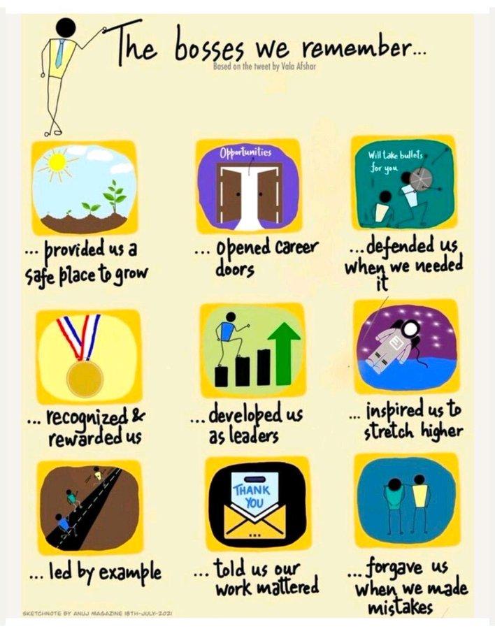 An oldie but in these days of meaningful retention,these are the bosses who made a difference to us.