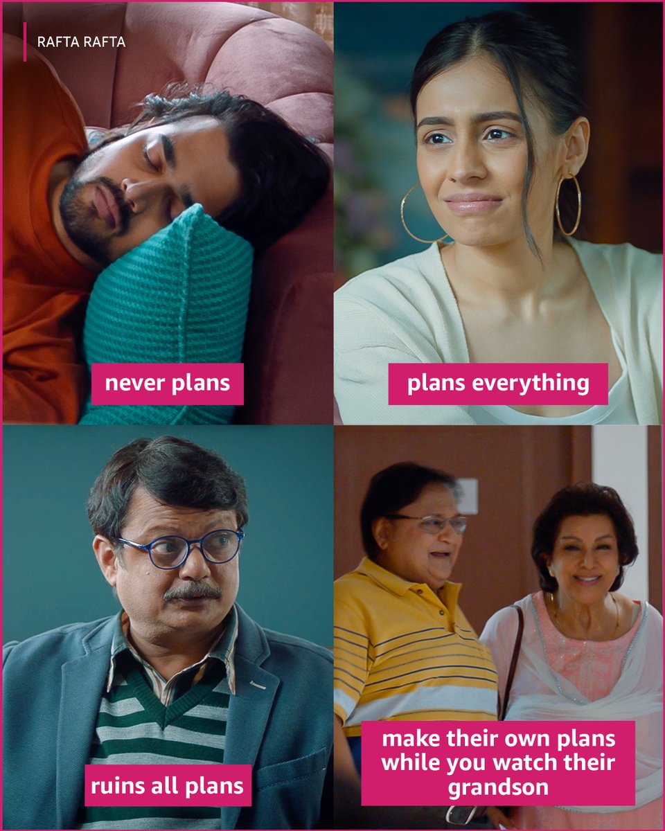 amazonMXPlayer's tweet photo. which one are you? comments mein batao ππ»
watch #RaftaRaftaOnAmazonminiTV, bilkul free
@BbkvProductions @Bhuvan_Bam @SrishtiGanguliR
#RaftaRafta #BhuvanBam #bbkvproductions #SrishtiGanguliRindani #ShowOutNow #CheatCodes #BBKiVines #ShowLive #AmazonminiTV #WatchNow #WatchFree https://t.co/GiBSRQmgWJ