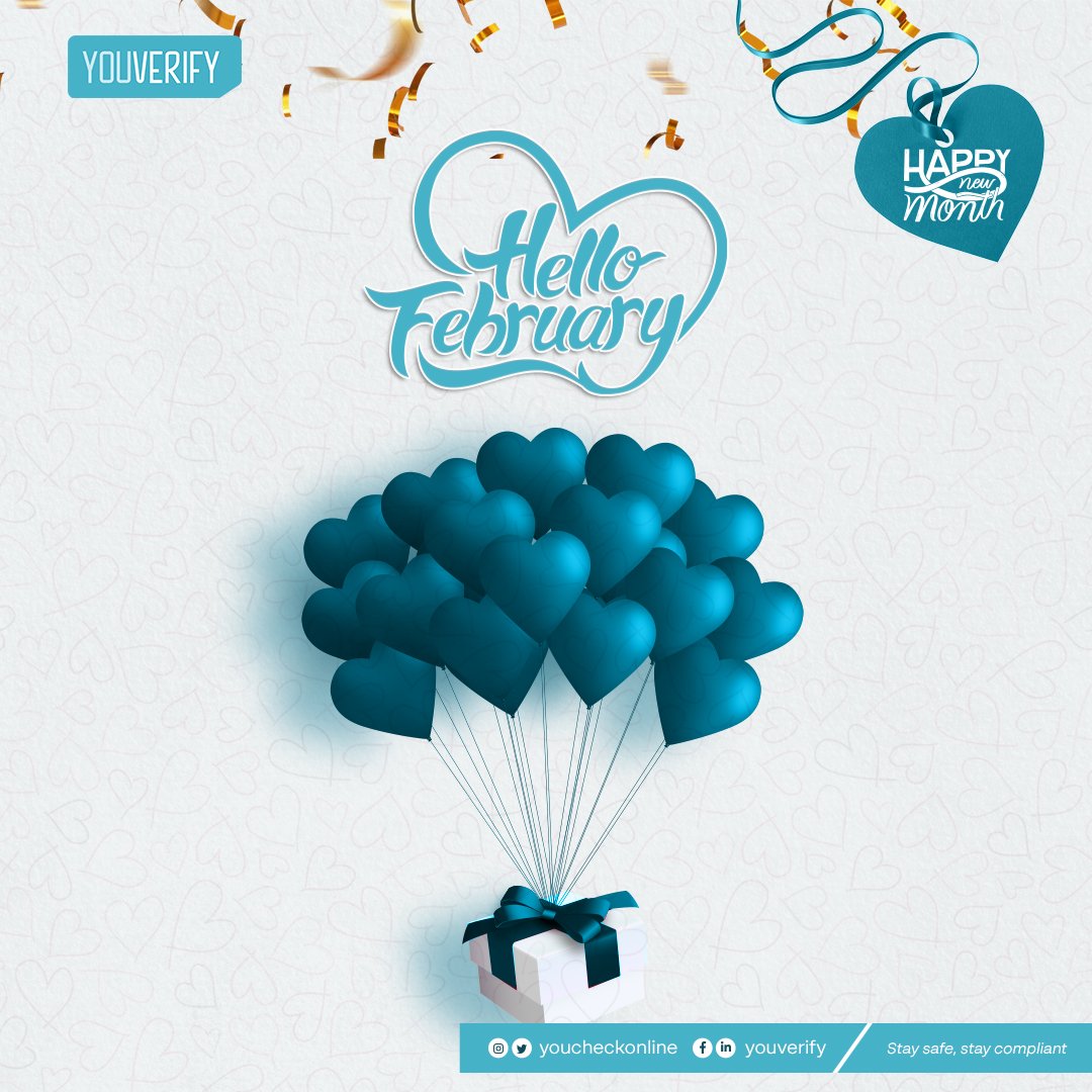 Happy new month 
From all of us at Youverify
#youverify #HappyNewMonth