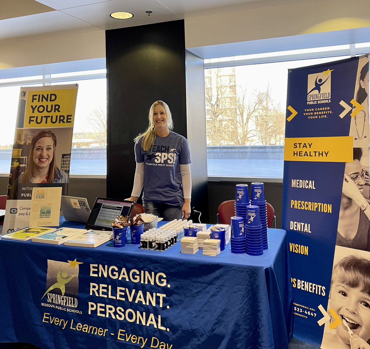 lcooper0410's tweet photo. Excited to meet anyone interested in joining the SPS team at the MSU- K-12 Career Planning Fair today at MSU’s Plaster Student Union 9:30-12:30pm! @officialSPS https://t.co/8mJjLMYZHA