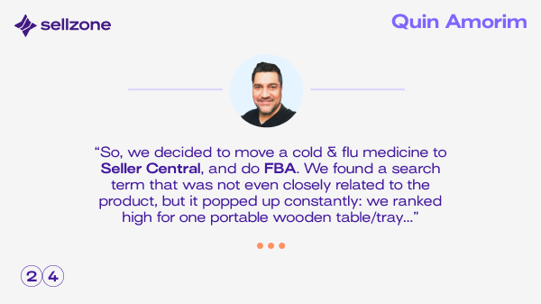 sellzonecom's tweet photo. @Quin Amorim, CEO at Prolific Zone, runs a company that manages Amazon Seller accounts for various clients. And here’s his first-hand experience with discovering a winning product. https://t.co/VHUaMgwY0q https://t.co/CQhJpPbWqB