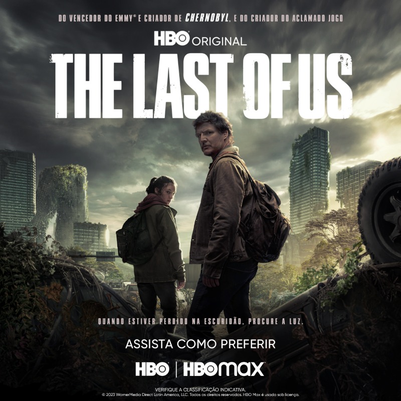 HBO_Brasil's tweet photo. Quando estiver perdido na escuridão, procure pela luz. Um novo episódio de The Last of Us todo domingo. Assista como preferir na HBO e HBO Max.