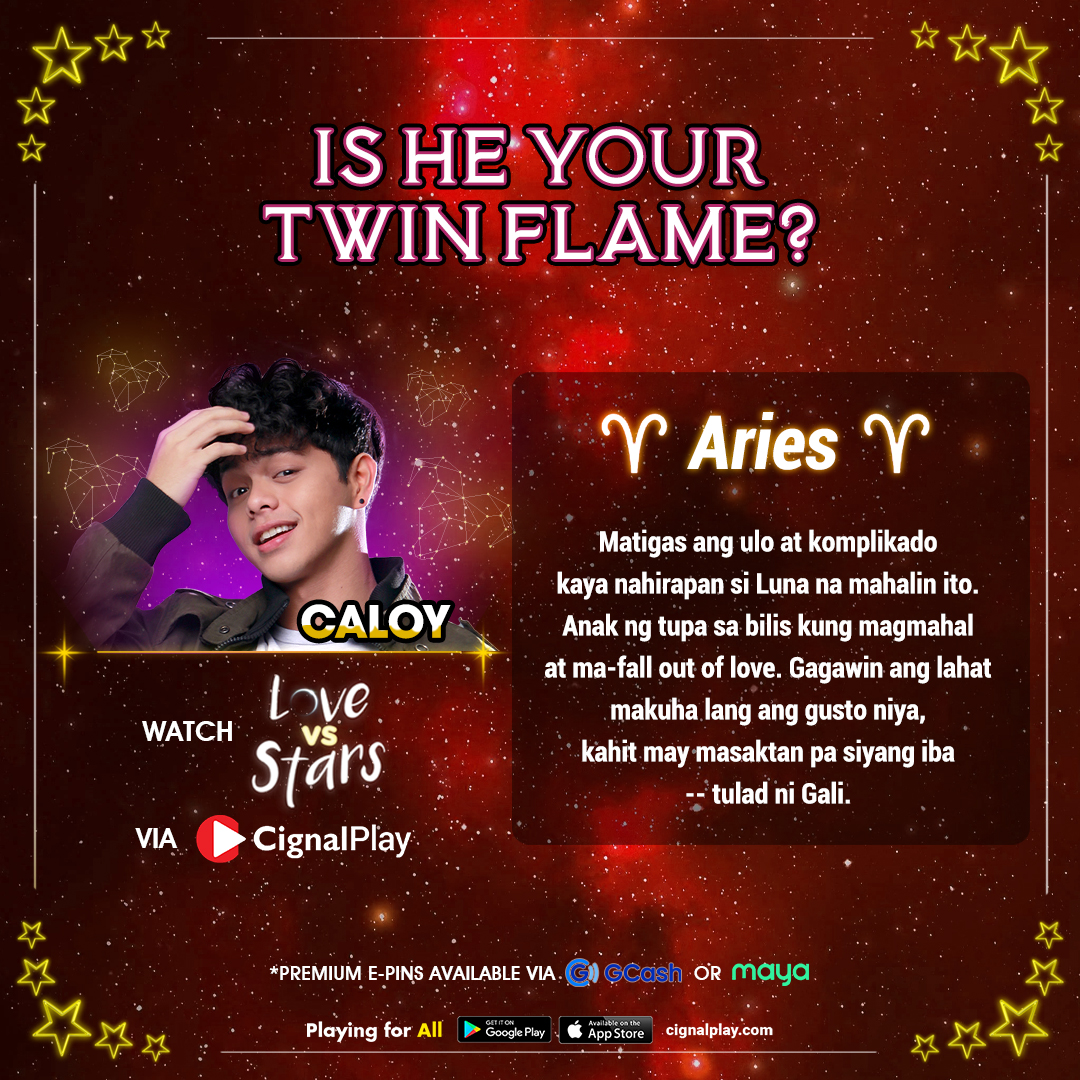CignalPlay's tweet photo. Cute pero bad boy ang bet mo? You’re perfect with Caloy! Tandaan lang na sumuko si Luna sa past relationship nila! 🥲
#TaraSaCPlay at makipagkulitan na with @kkydsnts sa #LoveVSStars, #PlayingForAll via Cignal Play Premium 75! https://t.co/xKIs1LthNT