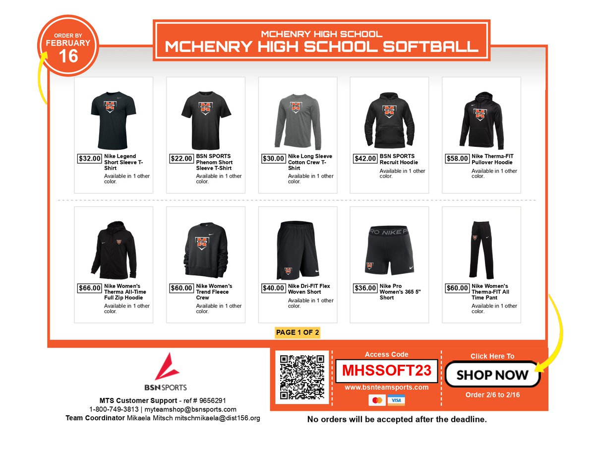McHenry Softball tweet media