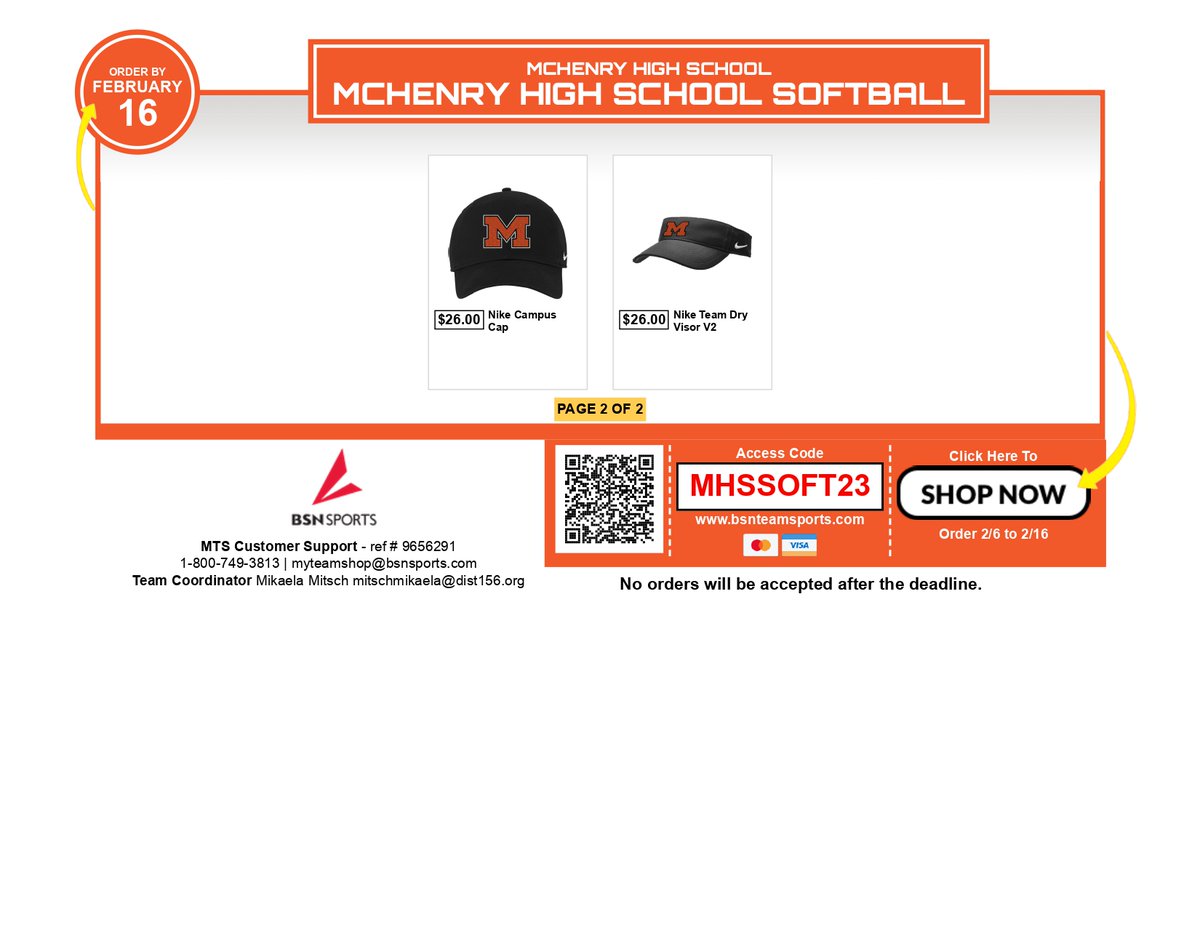 McHenry Softball tweet media