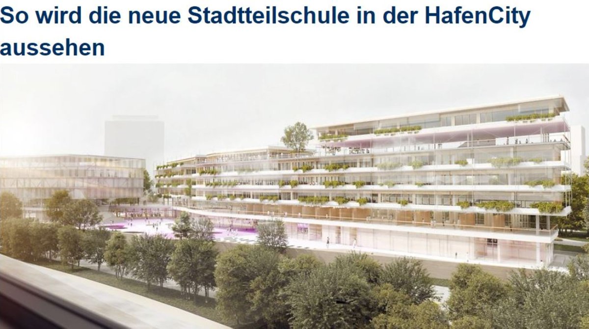 Themen im #Newsletter: Stadt investiert 100 Mio. € in neue Schule in der HafenCity - Alle schulischen Corona-Maßnahmen aufgehoben - Akuter Lehrkräftemangel: Experten empfehlen zeitlich befristete Notmaßnahmen - u.v.m. Viel Spaß! 👉 hamburg.de/bsb/newsletter… 
<a href="/Senat_Hamburg/">Hamburger Senat</a> #twlz
