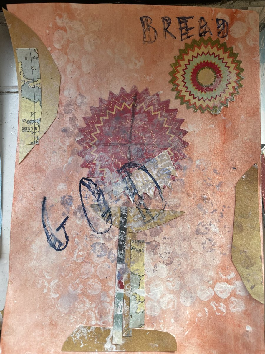 BenetSchool's tweet photo. Stunning mixed media art around the Eucharist. Class 4 you are so creative. https://t.co/jCqVEU7oCq