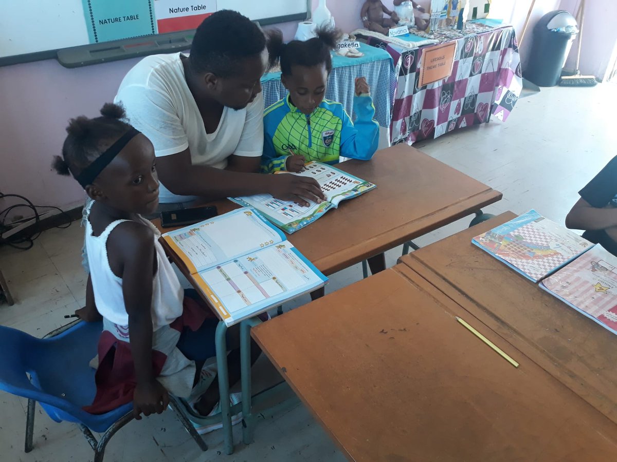 MathwasaSipho's tweet photo. While some of our older girls were being helped with their homework. https://t.co/QysgHsnSQY
