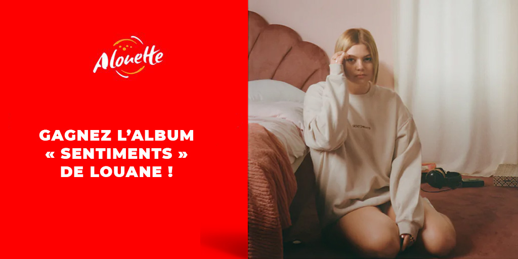 AlouetteRadio's tweet photo. 🎁 CONCOURS 🎁

Alouette vous offre l'album de @louane" #Sentiments" ! 🥳 🎶

👉 Venez l'applaudir au prochain Live Alouette, le jeudi 16 février à #Morlaix ! 🤩 Pour gagner vos places, écoutez Alouette 

Pour participer :
➡️ RT + Follow @AlouetteRadio
📆 Tirage au sort le 6/02 https://t.co/JH1IcqkAq4