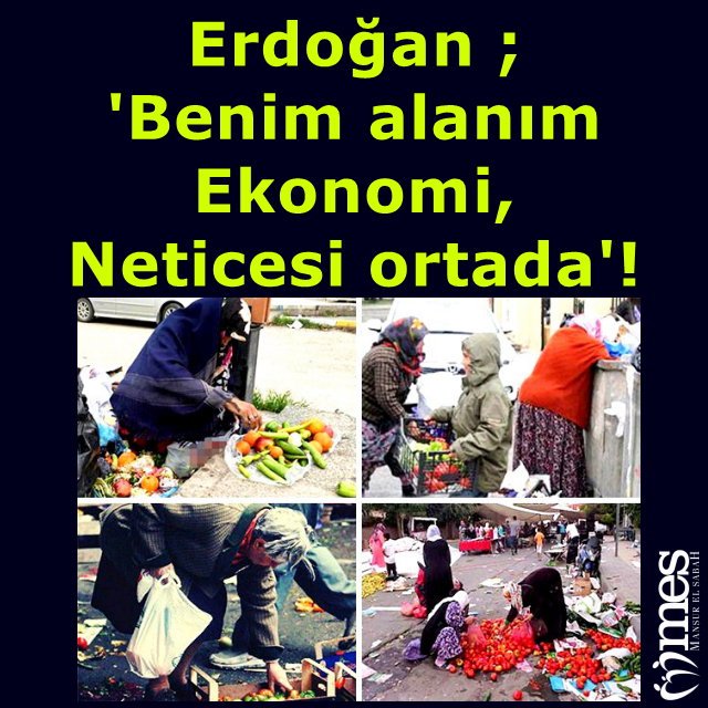 mansurelsabah's tweet photo. #NeticeOrtada ! 
Erdoğan (Yıl 2002) : Vatandaş çöpten yemek topluyorsa, pazardan artık sebze topluyorsa, kirasını ödeyemiyorsa, işsiz ise bunun tek sorumlusu hükümettir. !!! 
Erdoğan (Yıl 2023) : Netice Ortada !!!
#MilleteŞartKoyamazsınız https://t.co/oBkOi72jRk