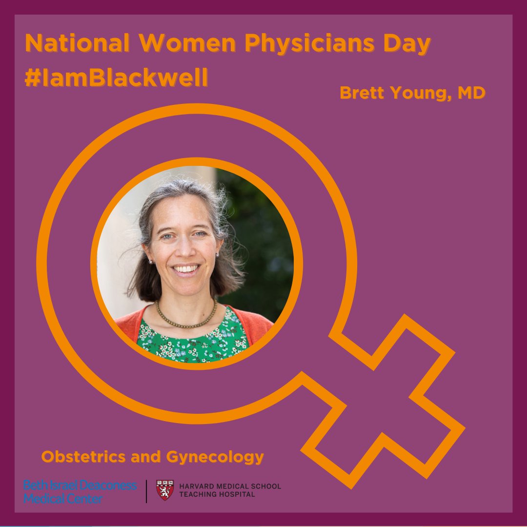 Dr. <a href="/BrettCYoungMD/">Brett C Young</a> is a <a href="/BidmcMFM/">BIDMC Maternal-Fetal Medicine</a> specialist and also serves as Program Director of <a href="/bidmcobgynrez/">BIDMC OBGYN Residency at Harvard Medical School</a>, a beloved mentor among our #OBGYNs of tomorrow. On #NationalWomenPhysiciansDay, we honor Dr. Young and thank her for being such a strong woman role model. #IamBlackwell