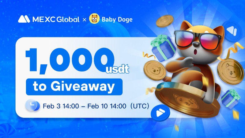 freecoins24's tweet photo. #Giveaway:🔥MEXC × Baby Doge Giveaway🔥
Reward Pool:💰  $1000 USDT💰
Referral: YES 
Rate: ⭐️⭐️⭐️⭐️⭐️ (5/5) 
 
🔹Go to the Giveaway page
🔹Follow instructions!
🔹Verify your entries and confirm

🛠 Telegram &amp; others

🌐 Claim your Giveaway: 
https://t.co/9fjXLPwL30

#Giveaway https://t.co/AoyRhqtZPo