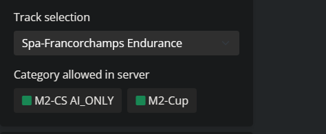 SystemSimracing's tweet photo. Version : 1.6.8.3
🇬🇧 

SERVER AUTOMATED :

1. (@rFactor2 ) It is now possible to manage the categories allowed on the server.

ADMIN :
1. Team ACC entrylist generation for Xbox is now available. https://t.co/EWA40kWoUH