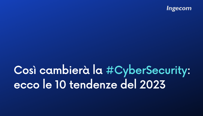 IngecomItalia's tweet image. 📈 Più si evolve la #tecnologia, più aumentano gli attacchi e lo scenario si fa sempre più cupo. Cosa aspettarsi in contesti così erratici e imprevedibili?🛡️

Ecco una previsione delle 🔟 tendenze del 2023 👉 lnkd.in/dkYrZk5u

#Ingecom #Cybersecurity #SicurezzaIT
