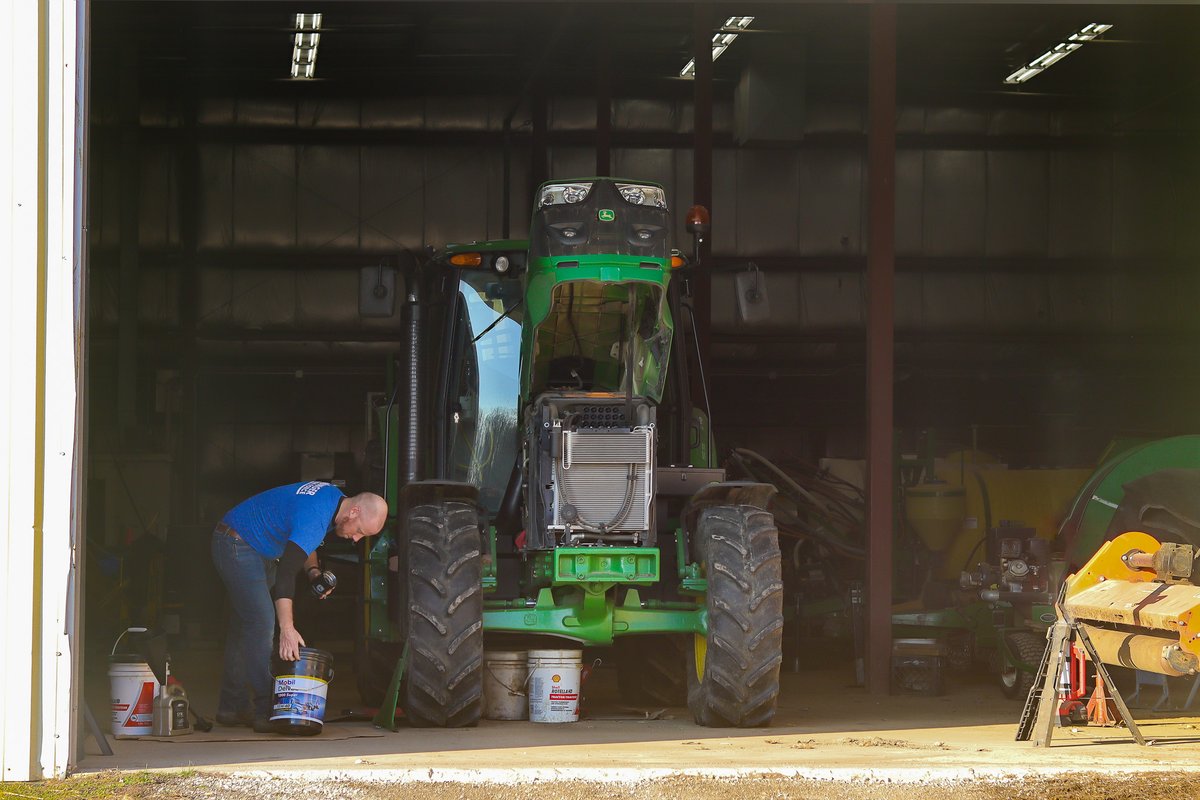 hungertaskforce's tweet photo. Even on these bitter cold days, our farmers are still heating up at the #HungerTaskForceFarm! During the off-season, our #farmers manage #tractor maintenance, #equipment upgrades, soil restoration, tray seeding, orchard pruning and the purchase of supplies for the growing season. https://t.co/5yefYqa0FO