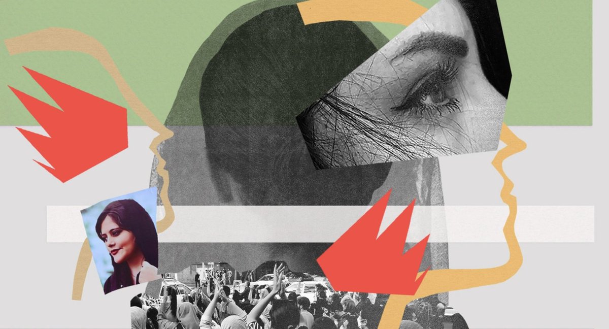 richardbranson's tweet photo. What’s more dangerous than a mob with nothing to lose?” An incredible piece about the women of Iran who will not back down. The world must stand behind them until the politics of fear and reign of cruelty ends: https://t.co/z6FVrT2ftR #IranRevolution https://t.co/fK2tpHZd9d