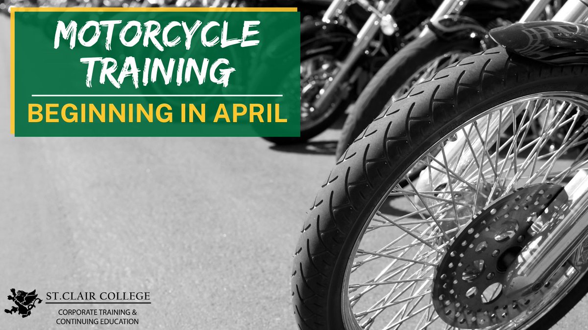 Our Motorcycle Training courses will be returning this spring with dates starting in April. Sign up today and get on the road for the summer!

Register now:
bit.ly/3EmnhXS