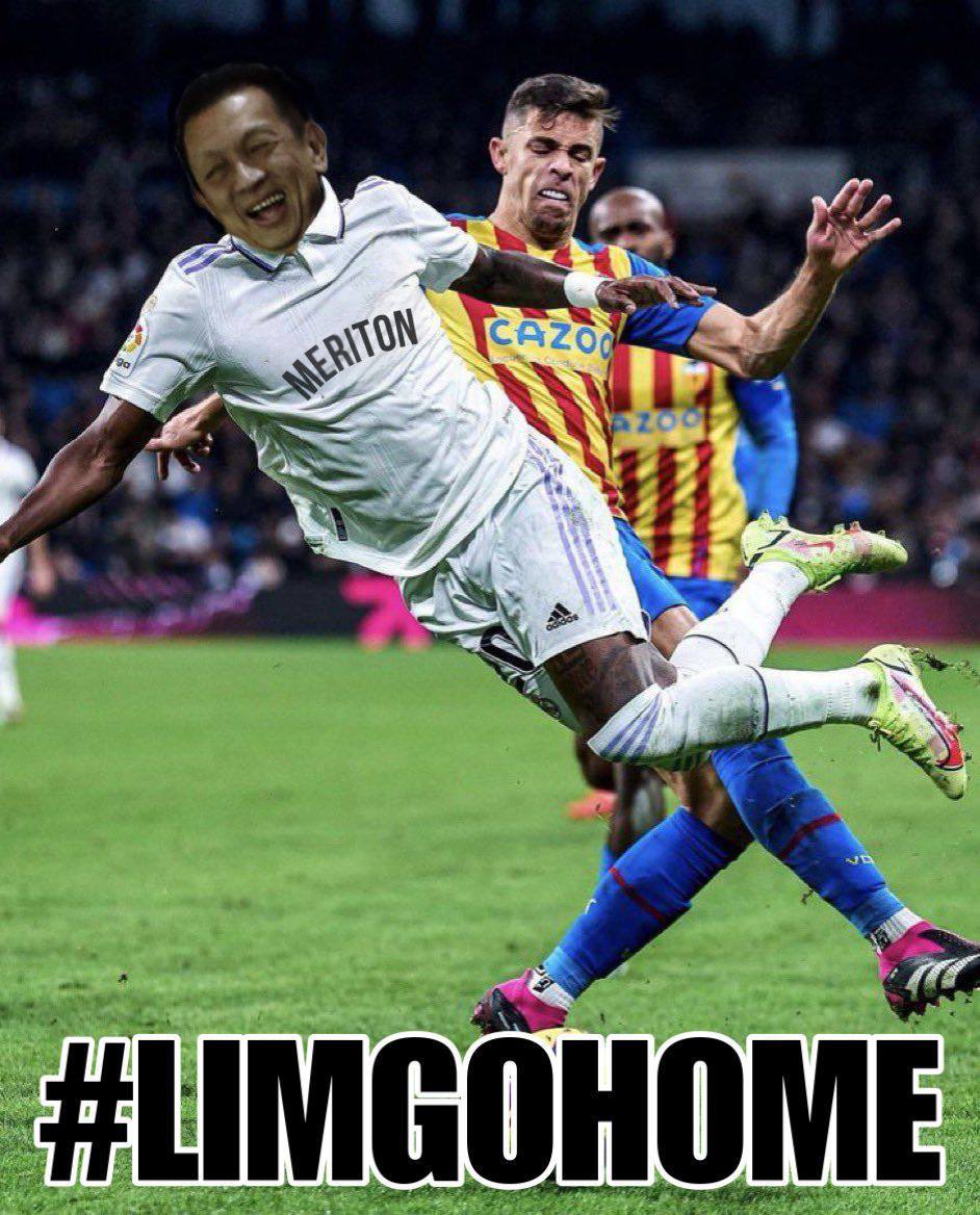 JaviSupporters's tweet photo. A tomar por culo! #LimGoHome https://t.co/5wTeQxwQs7