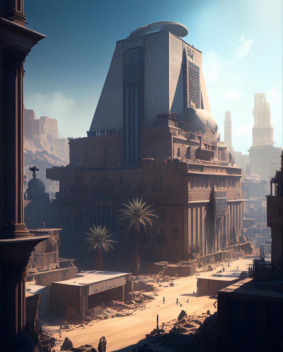 CerfiaFR's tweet photo. 🇪🇬📸 INSOLITE | Une #IA a montré à quoi ressemblerait l’Égypte antique si elle n’avait jamais disparu. 😍 https://t.co/Qh2jZSNehY