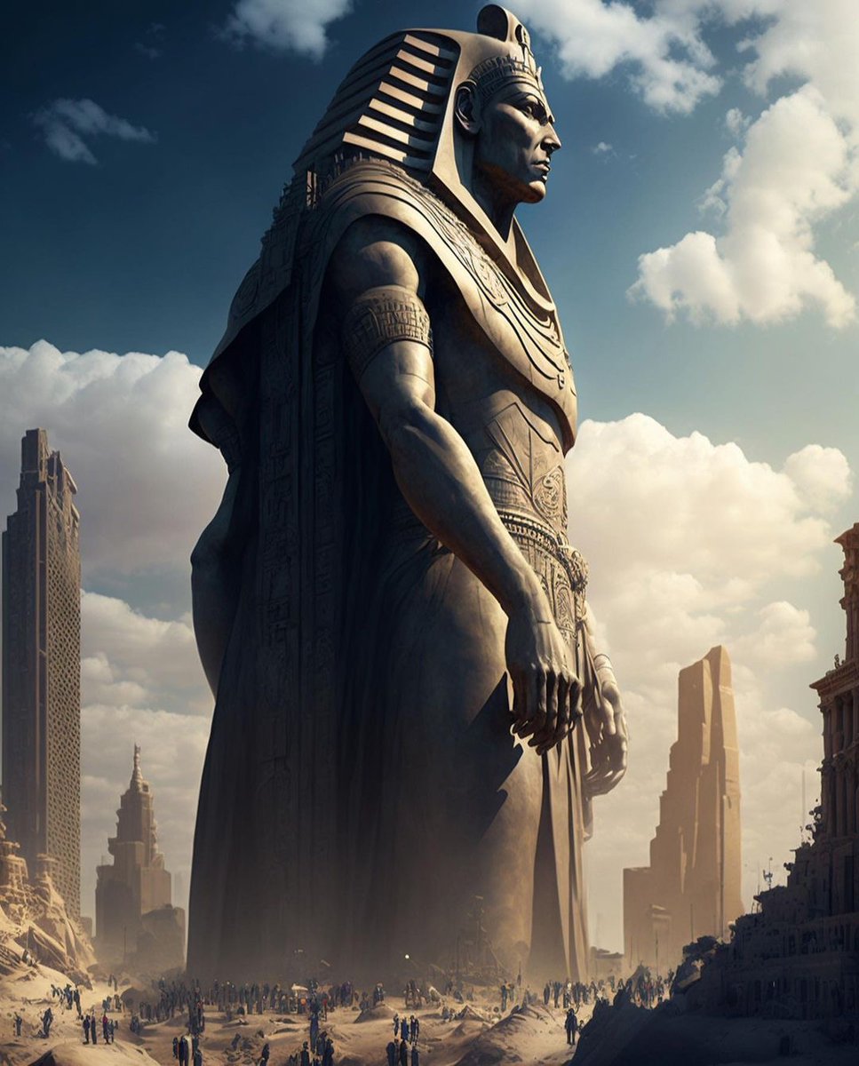 🇪🇬📸 INSOLITE | Une #IA a montré à quoi ressemblerait l’Égypte antique si elle n’avait jamais disparu. 😍