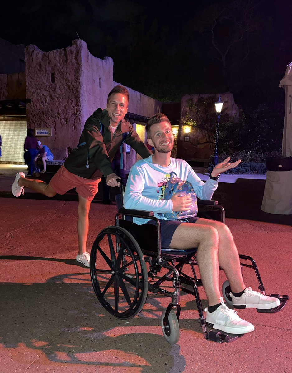 MadChatters's tweet photo. BREAKING NEWS: Marathons are hard.

Our newest episode includes a full breakdown of our Walt Disney World Marathon Weekend experience—the highs and lows, our favorite moments on the course, how Jeremy ended up in a wheelchair, and more! #runDisney https://t.co/UoIgyTlhL9 https://t.co/RocsfTDlEU