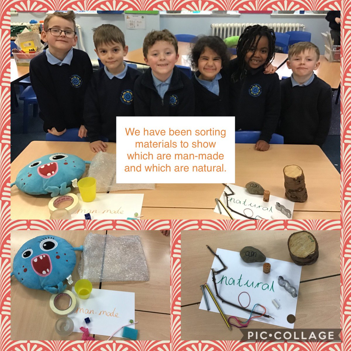 StAugustinesCPS's tweet photo. Year 2 have been identifying natural and man-made materials in Science. #staugustinesscience #collaboratingconnie https://t.co/fliWkvu4l4