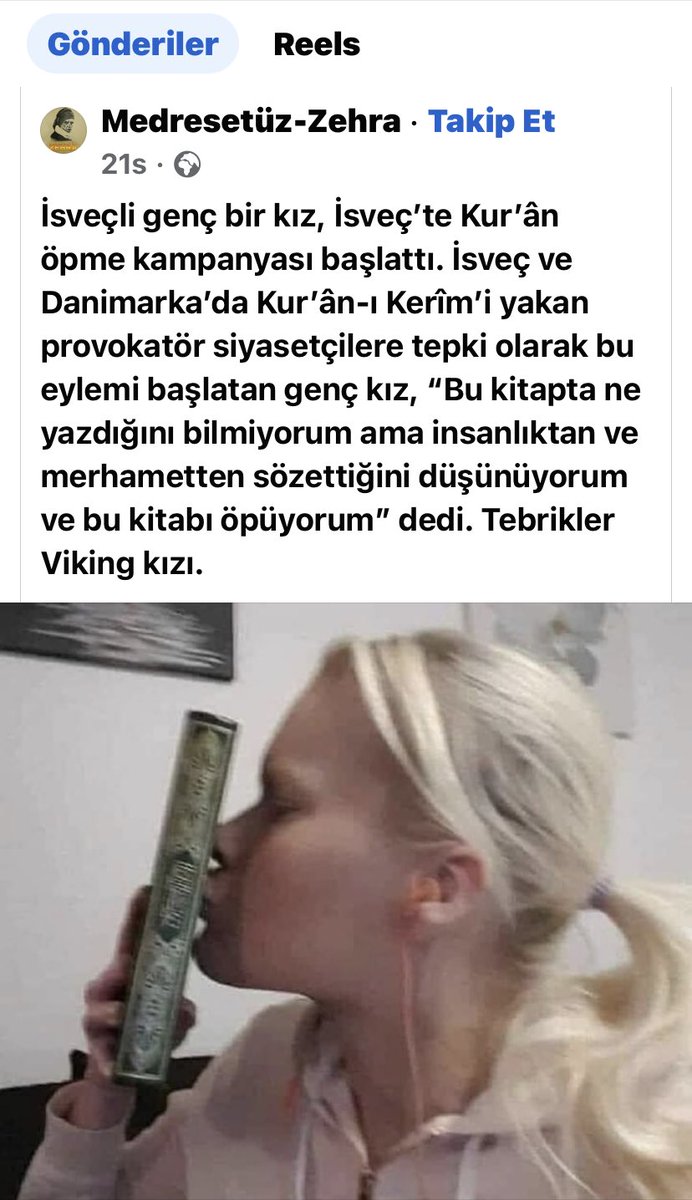 Kuranı kerime hakaret oldu diye kıyameti koparan; sözde çok duyarlı müslümanlar.Çok komiksiniz sizler İslamın folklorik müslümanlarısınız. Bunca masum insanlar zindanlarda kadın erkek ve çocuk. Sesiniz çıktımı hiç akciğer kanserine yakalanmış zavallı müslümanlarsınız hepiniz.!!!