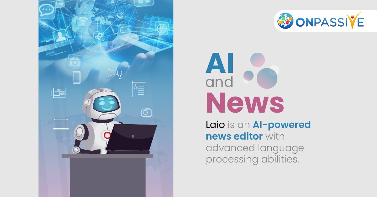 OfoundersComm's tweet photo. The AI-driven news editor, Laio, uses its language-processing abilities to select and cover emerging trends in the world of technology. Watch this space for more tech trivia.
#laio #AI #AINews #newseditor #technews #tech #ONPASSIVE #FOI #techtrends #OFounders #OFoundersCommunity https://t.co/us0vfkUKdi