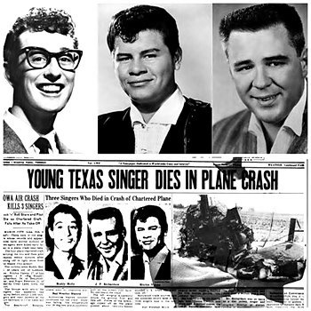 #OnThisDay, 1959, #BuddyHolly, #RitchieValens & the #BigBopper they died in an air crash in #ClearLake, #Iowa - #TheDayTheMusicDied...