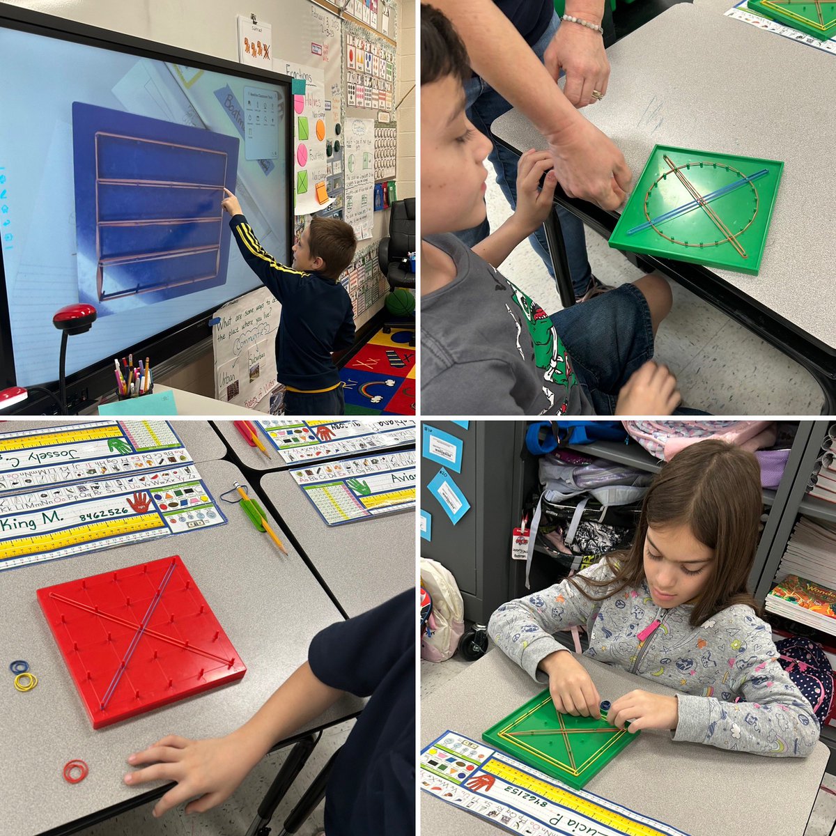 mrstwilson1's tweet photo. Math Spotlight! @MorganWoodsES Our students are always building connections through modeling and manipulatives. Always ready to help and support each other when trying new methods. @HCPSElemMath1 Go Tigers! https://t.co/UDjmAQRq20
