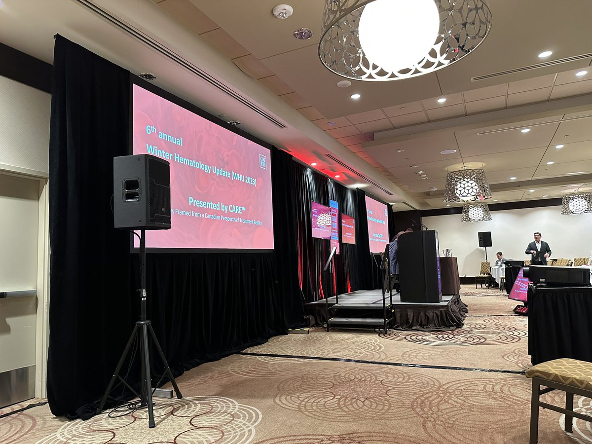 Attending Winter Hematology Update in the coldest weather #PMCC #CARE