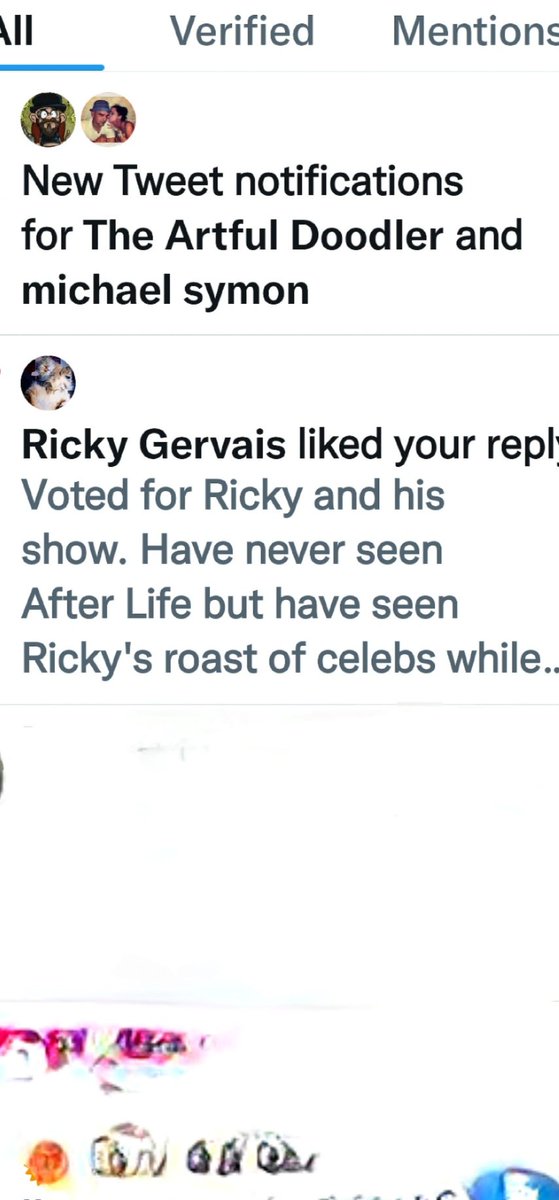 Julia_Gearing's tweet image. Had @rickygervais like my Tweet for the first time. Have had the lovely @JaneFallon reply to me several times but never Ricky. 😁 Have had lovely conversations with the late great @myleftfang but not with her sister @PickliciousF yet. Thanks Ricky for making my day