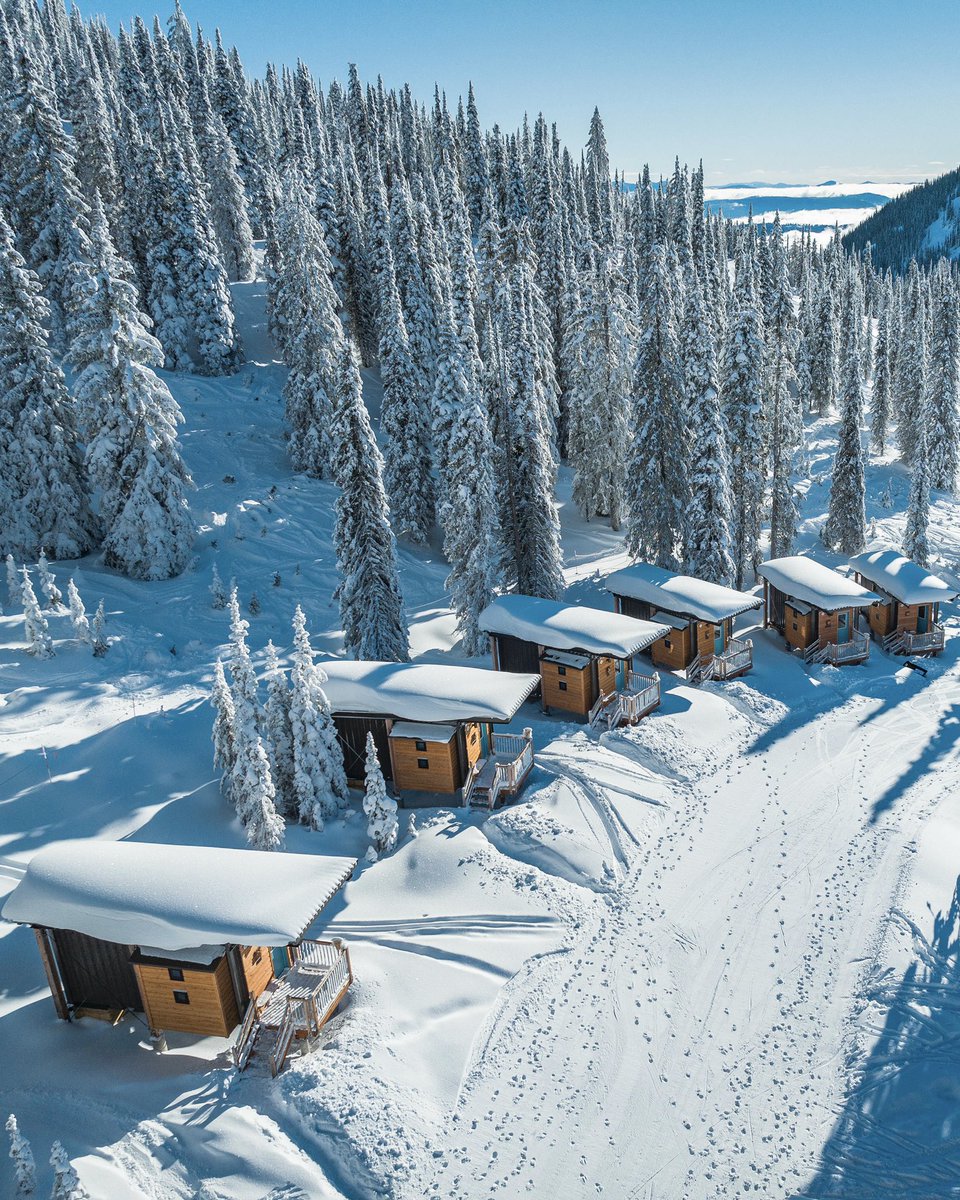 IkonPass's tweet photo. This is #TheGoodLifeatRED: snowy Kootenays, 5 peaks, daily dose of shRED, on-mountain après, and waking up in a ski-in/ski-out cabin accessible only by chairlift in Paradise Basin.

Go behind the scenes at @redresort with @AEngerbretson: https://t.co/dDSIs8R8XU 

📷: @ashvoykin https://t.co/ZLvs6IMNAF