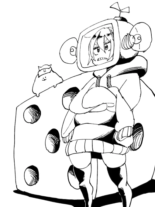 きょうの線画です🍣 