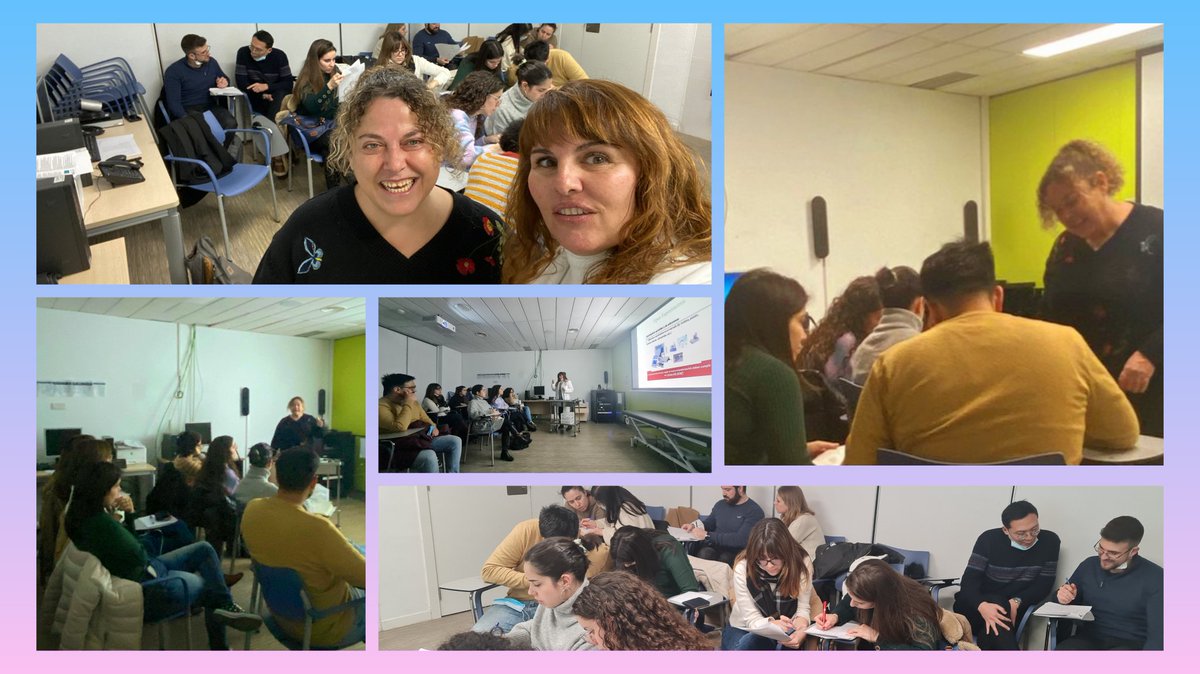 nsanchezruano's tweet photo. Avui Taller d'espirometries per MIR i IIR a #capborrell @CAPSBEsq @UDMAFICclinic Hem gaudit molt fent docència com a tutores @Maijogordill i @nsanchezruano i compartint aquest espai de formació amb el residents de la nostra UD. https://t.co/HZ6080gVdf