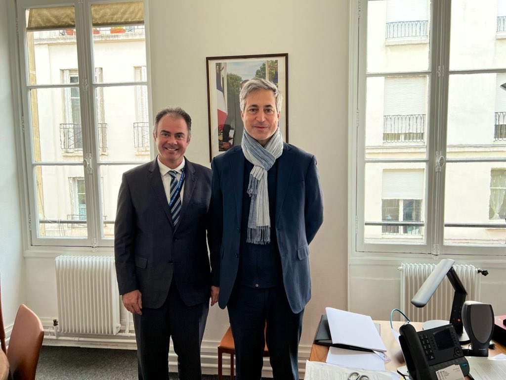 Cameron_Diver's tweet image. Thanks @MarcAbensour for a great discussion on the #IndoPacific + stakes at play in terms of geopolitics &amp;amp; #SustDev in the #Pacific &amp;amp; beyond. Some exciting opportunities for cooperation &amp;amp; partnership b/w #France, its territoires &amp;amp; the other countries in the Indopacific space.