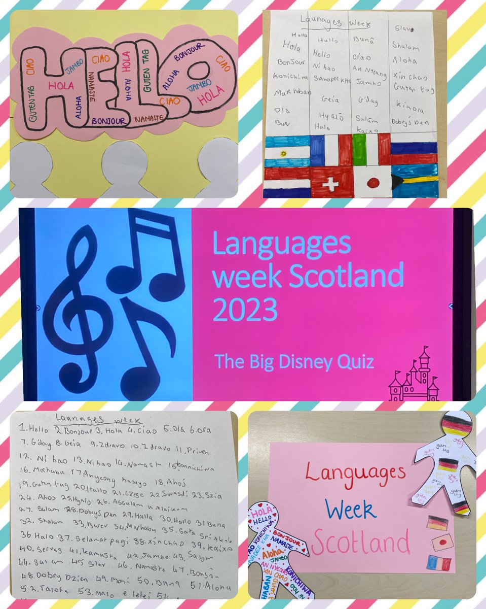 SSHS Modern Languages (@sshs_modlangs) on Twitter photo We had a great week celebrating language learning in our department!💃🏻🇪🇸🇫🇷🇩🇪🇮🇹Different classes had the opportunity to learn some BSL, Italian or German throughout the week as well as lots of fun activities, games and quizzes! ❤️#ScotlandLovesLanguages <a href="/StStephensHS/">Saint Stephen's High School</a> <a href="/DavidKillin/">Mr Killin</a> We had a great week celebrating language learning in our department!💃🏻🇪🇸🇫🇷🇩🇪🇮🇹Different classes had the opportunity to learn some BSL, Italian or German throughout the week as well as lots of fun activities, games and quizzes! ❤️#ScotlandLovesLanguages <a href="/StStephensHS/">Saint Stephen's High School</a> <a href="/DavidKillin/">Mr Killin</a>