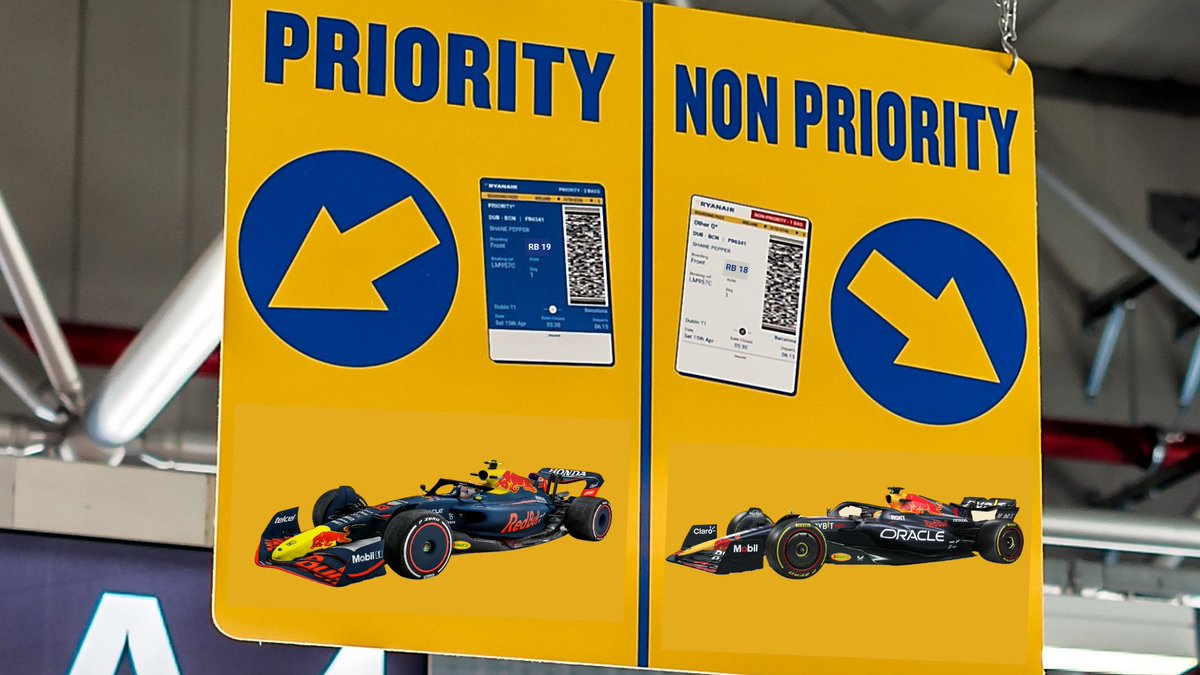 Ryanair's tweet image. There IS a difference between them #RB19