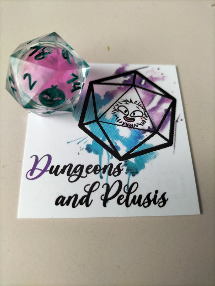 kusame78's tweet photo. Ya tengo mi regalito del sorteo de @RolTerritorio  me encanta y gracias también a  Dungeons and Pelusis estoy deseando sacar muchos Críticos con el 😘🫶🫶 https://t.co/nOfTcqoeNH