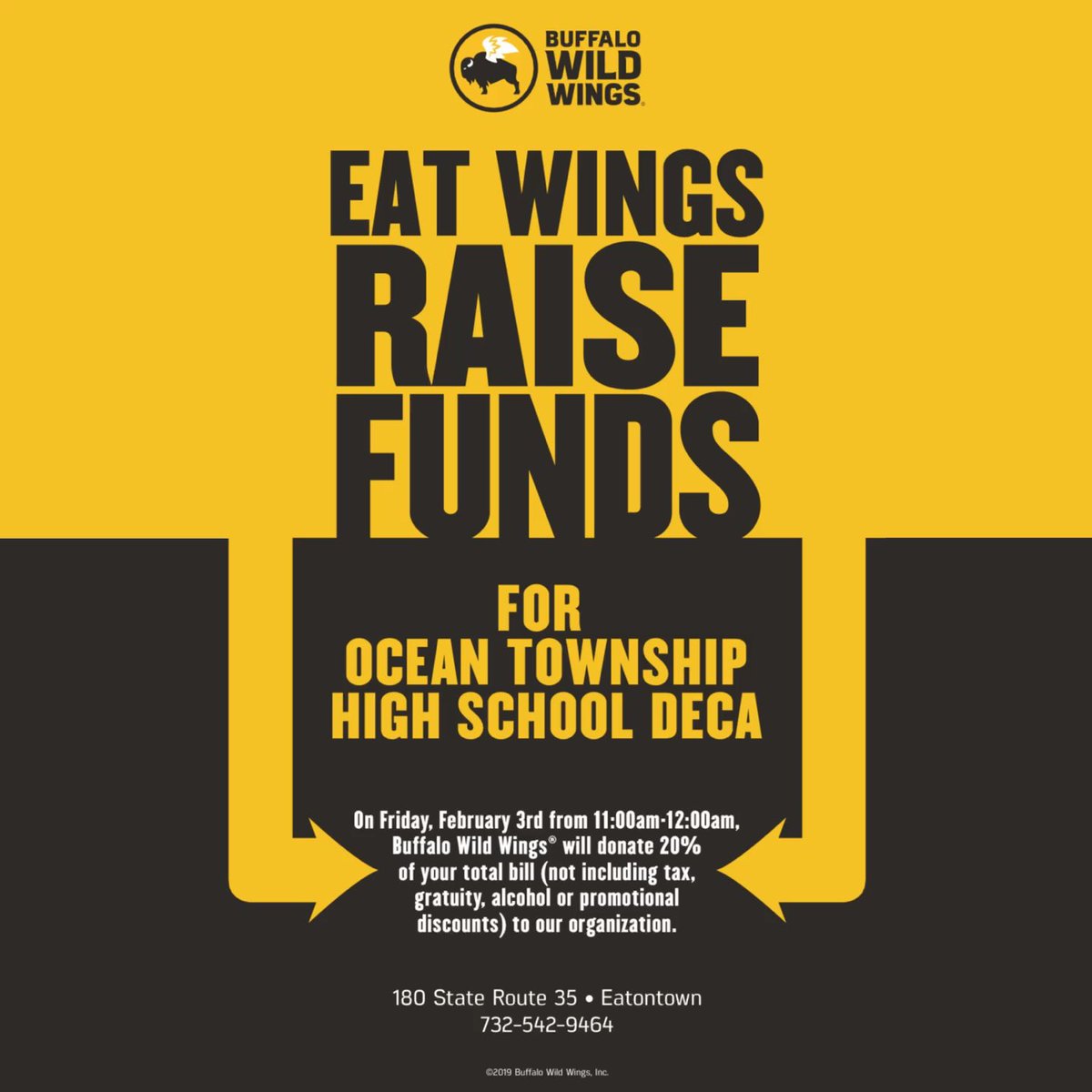 OceanDeca's tweet image. Support DECA by purchasing from Buffalo Wild Wings today! @jimstefank