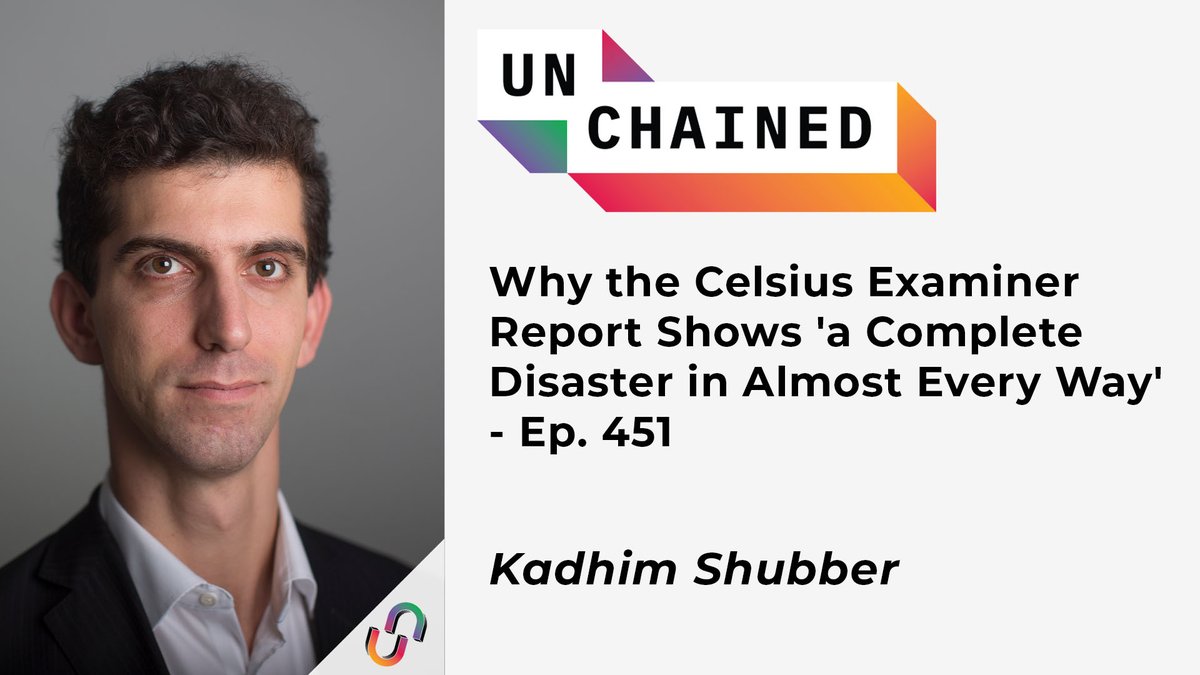 Why the Celsius Examiner Report Shows ‘a Complete Disaster in Almost Every Way’ | Unchained Podcast Ep. 451 dlvr.it/Shtxp3 | @laurashin @Unchained_pod @kadhim @FT #KadhimShubber #TheFinancialTimes #Celsius #ExaminerReport #CEL #Bitcoin #LauraShin #UnchainedPodcast