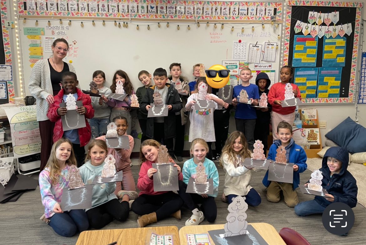 Yesterday our groundhogs all saw their shadows! What will you do with 6 more weeks of winter?! ❄️ <a href="/ConcordGV/">Concord Elementary</a>
